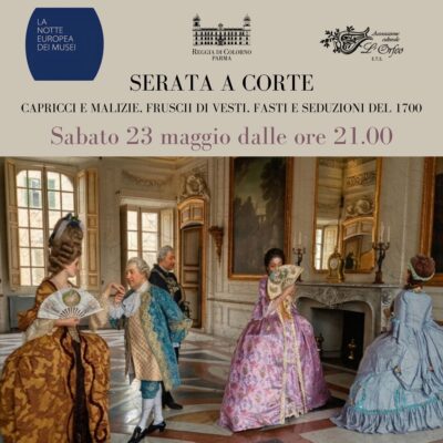 Serata a corte : capricci e malizie, fruscii di vesti, fasti e seduzioni del 1700